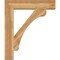 Ekena Millwork Legacy Block Rough Sawn Bracket, Western Red Cedar, 6"W x 34"D x 40"H BKT06X34X40LEC05RWR - alternate 4